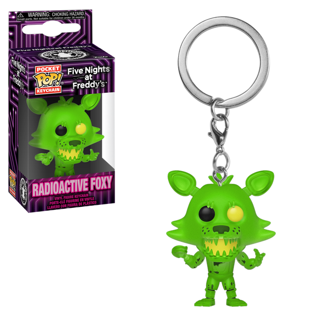 Five Nights at Freddy&#039;s: Radioactive Foxy Pop! Keychain