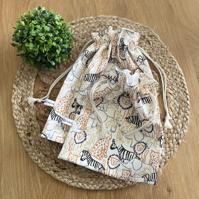 Pochon à cordon (lot de 2) SAVANE