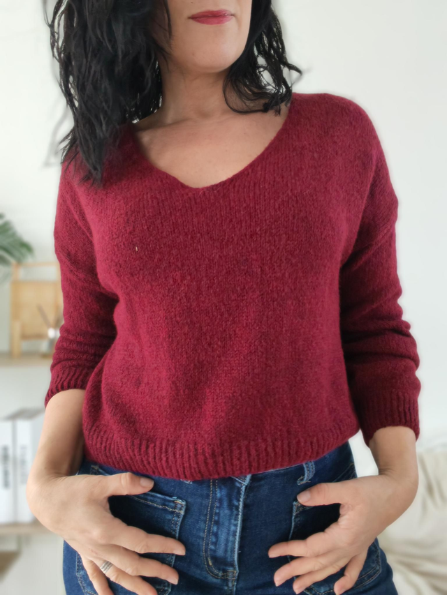 Pull Bordeaux