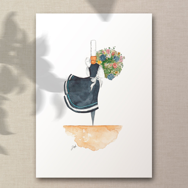 Affiche A4 - Bigoudène - Le Bouquet