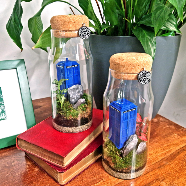 Large TARDIS Terrarium Bottle, Doctor Who