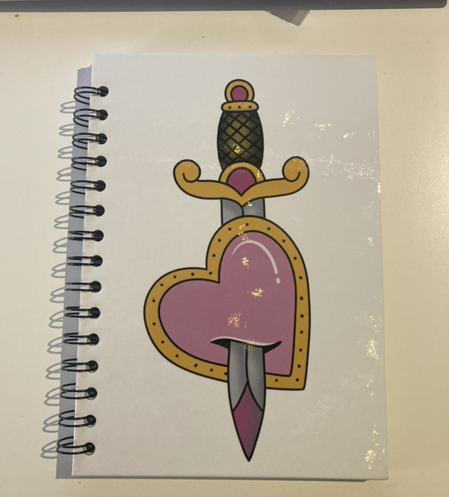 Dagger in the Heart notebook