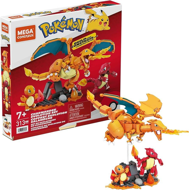 Pokemon: Mega Construx Charmader Evolution Set
