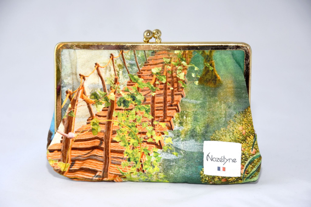 Porte monnaie Vintage pont nature 