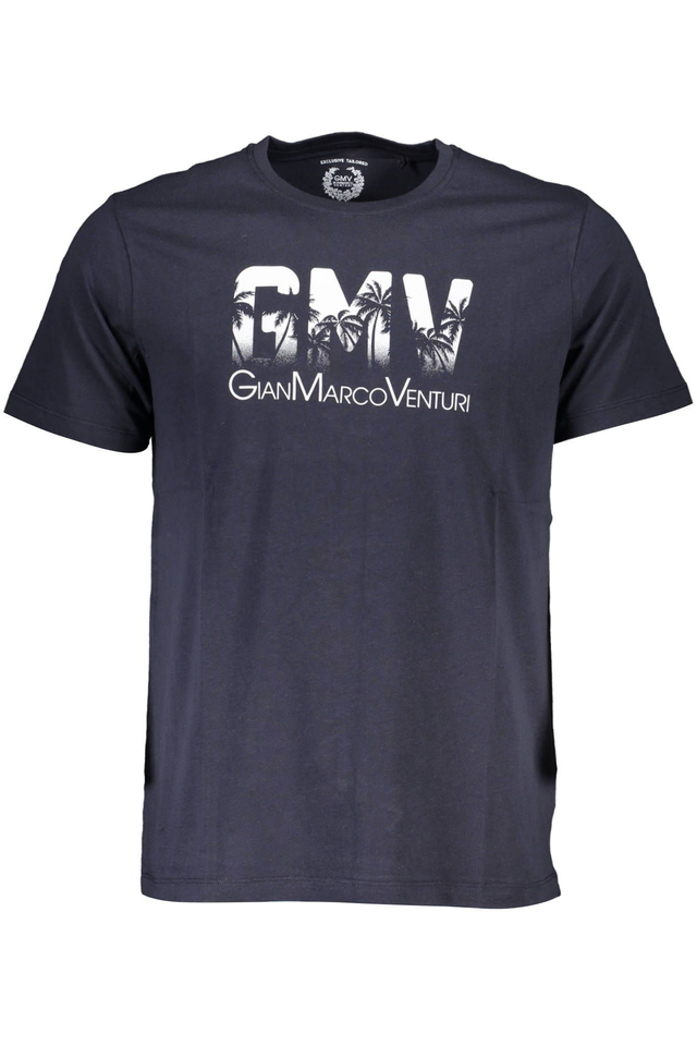 GIAN MARCO VENTURI T-SHIRT MANICHE CORTE UOMO BLU