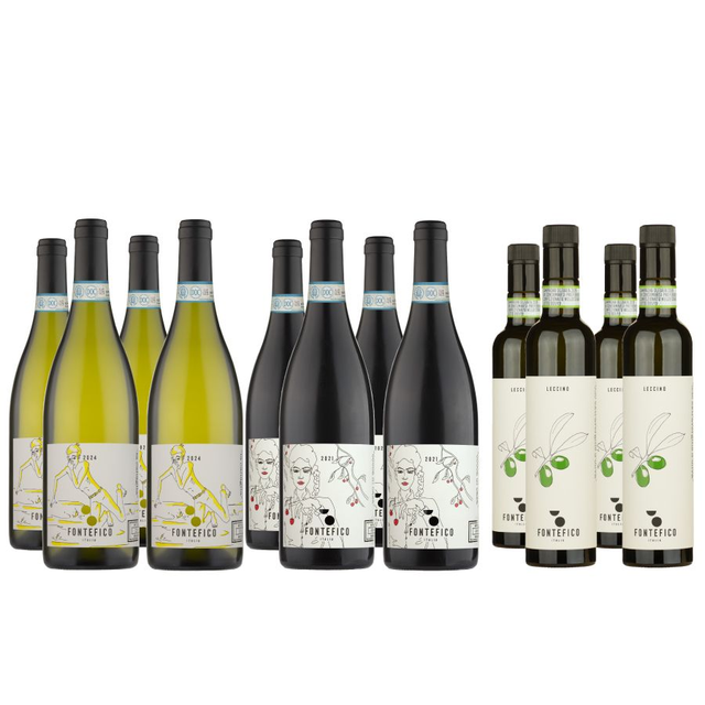 a. Wine and E.V. Olive Oil BOX (12 bottles)