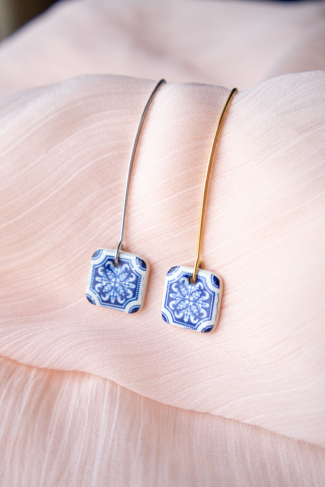 "Santos" Brincos Compridos / Medium Earings