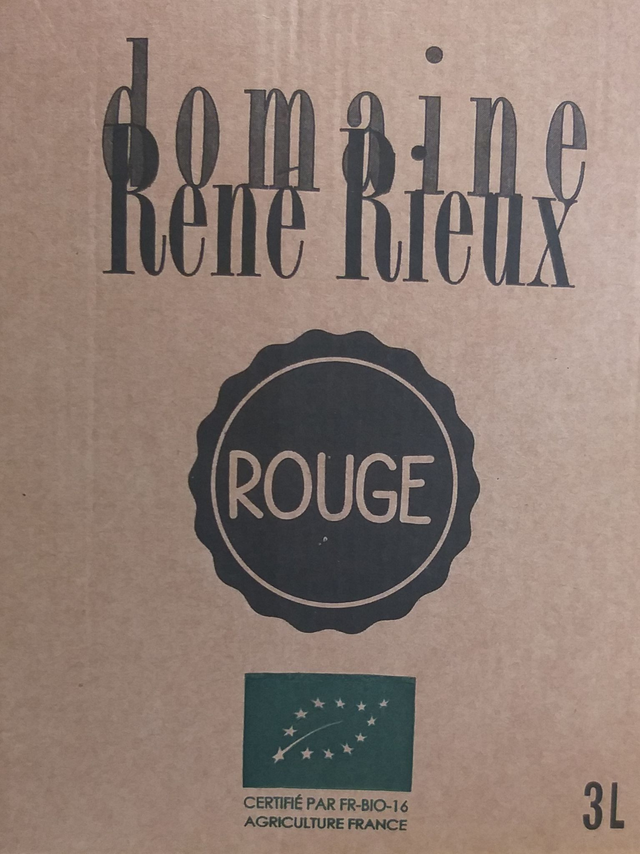 Bib Rouge 2020 - Rouge Sec Tranquille - Domaine René Rieux (ESAT)