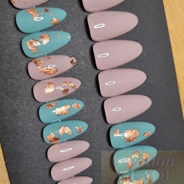 Mix kat copper leaves little Amande S créer sur commande délai de 7jours ouvrable