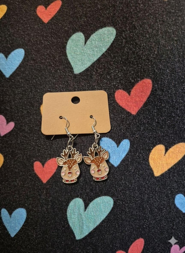 Reindeer earrings 