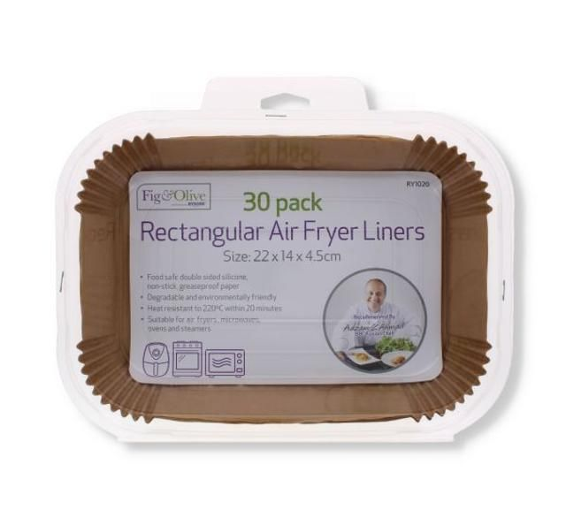 Rectangular Air Fryer Liners 