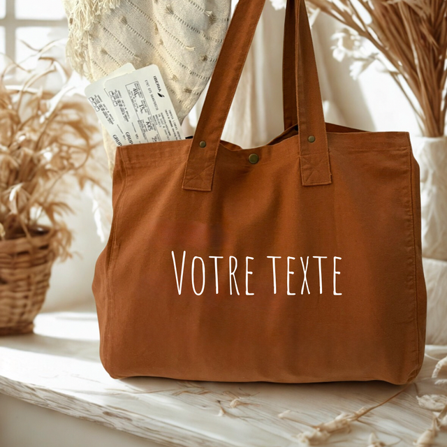 Marion le sac en coton - Personnalisable 