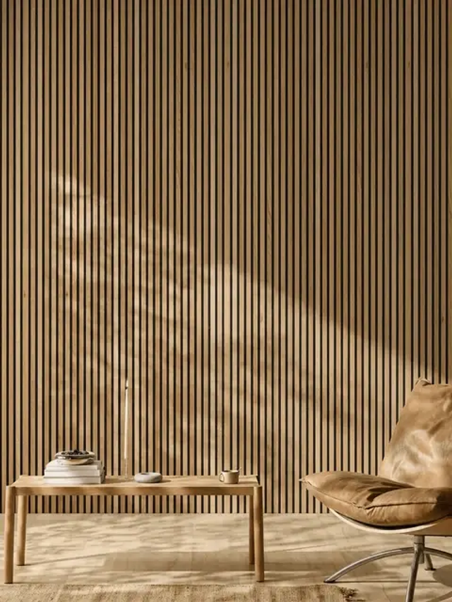 Woodupp Akupanel 300 Chêne brun Rustique Feutre Noir (Réf-1054)
