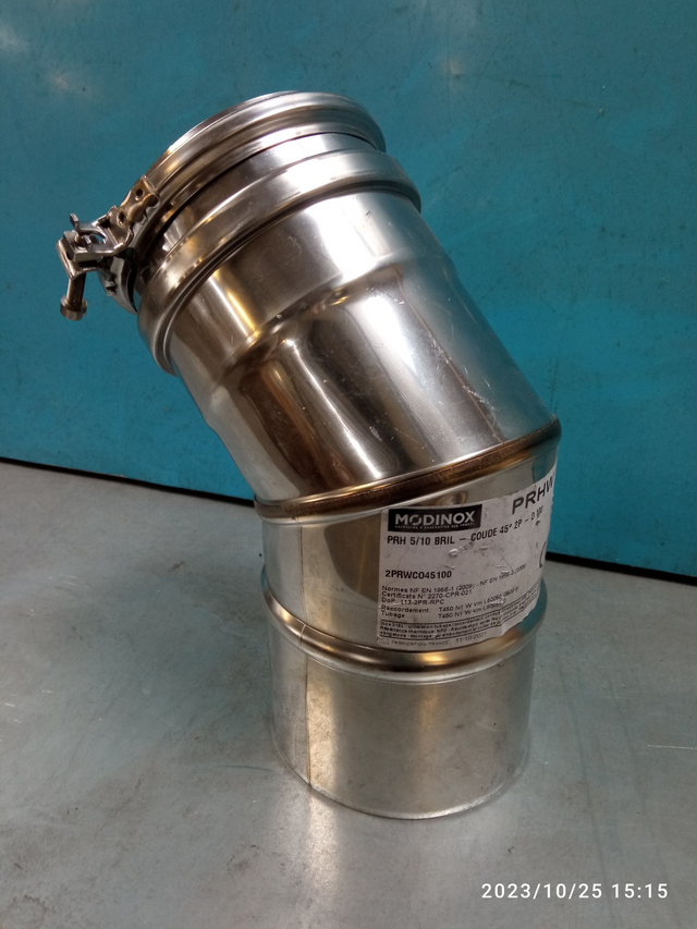 PRH 510 - coude 45° D100 - 2PRWCO45100 