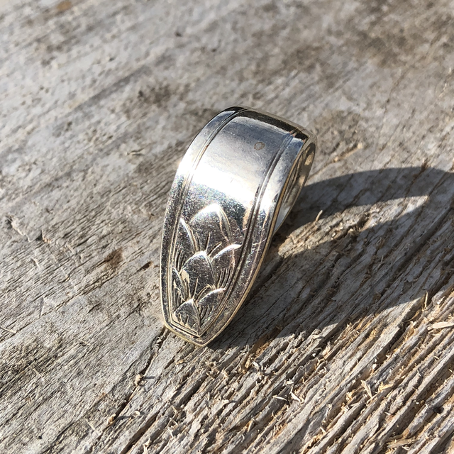 Bague couvert argent 