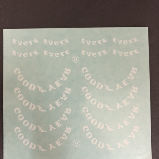 Good Year Reifenaufkleber  1:12 Tamiya