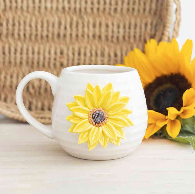 Hello Sunshine Rounded with 3D Sunflower - Mok