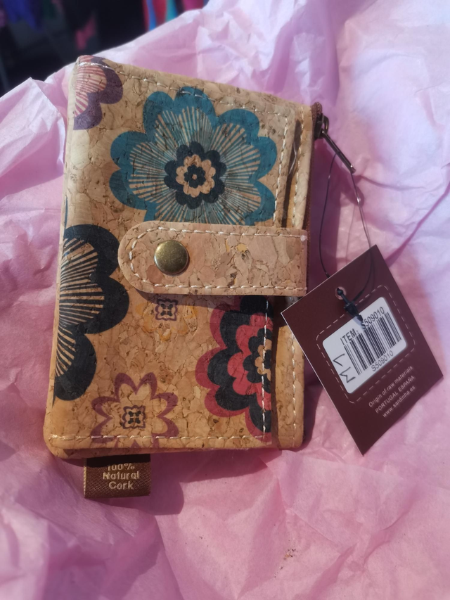 Porte monnaie en liège naturel 