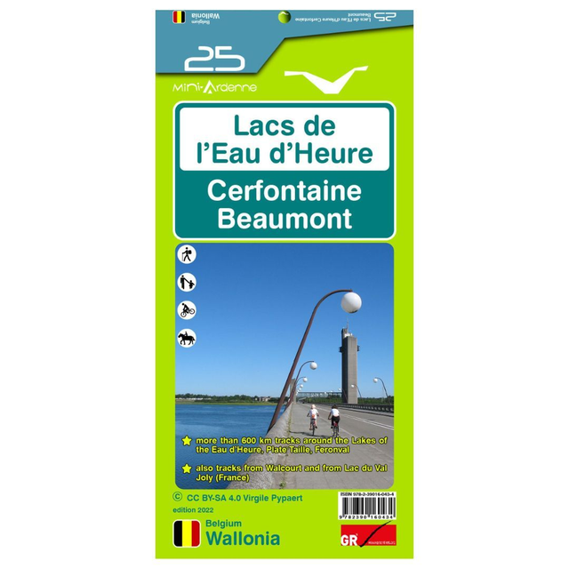 Carte GR Lacs de l'Eau d'Heure