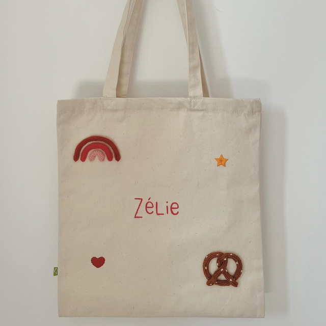 Sac en coton « La malle à Loolet » personnalisable 