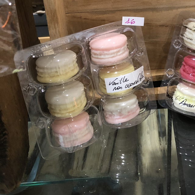 Fondants macarons vanille 