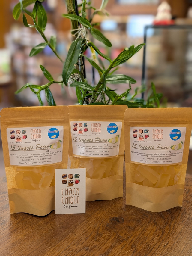 15 Lingots Poire de Sucre D&#039;Or