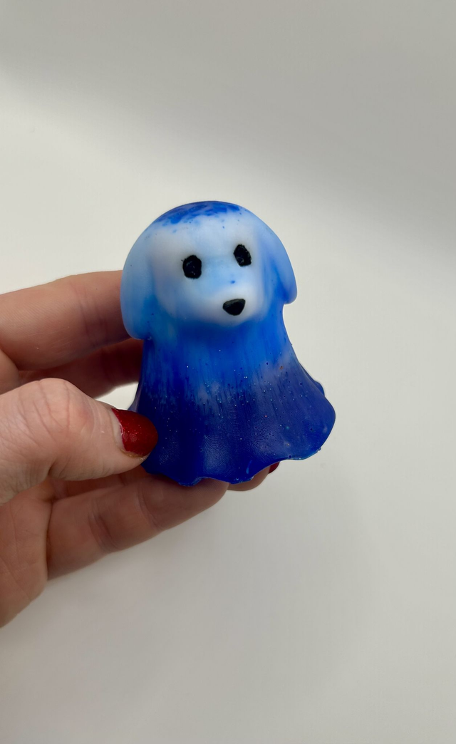 Dog Ghost Resin Ornaments - Various Colours - Ghost Dog