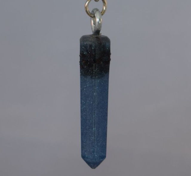 Els zaadje in hars sleutelhanger