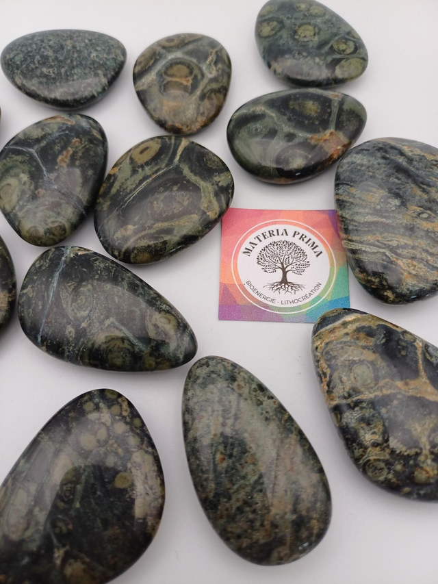 Jaspe kambaba taille S (pierre roulée)