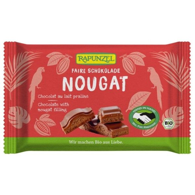 Rapunzel Nougat Schokolade HIH 100g Tafel