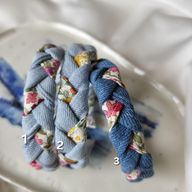 Bracelet Jeannette- un air de Liberty- Fermoir argenté-2