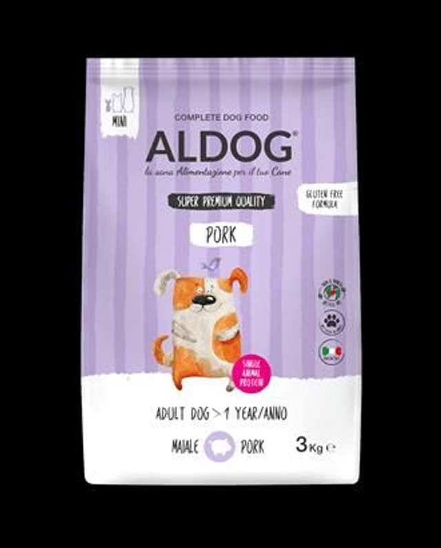 Croccantini cane maiale 3 kg ALLDOG