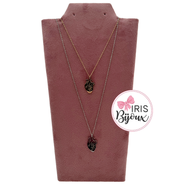 Collana cuore anatomico 