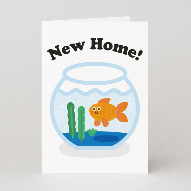 Goldfish New Home Card | Housewarming Cards | New House Card