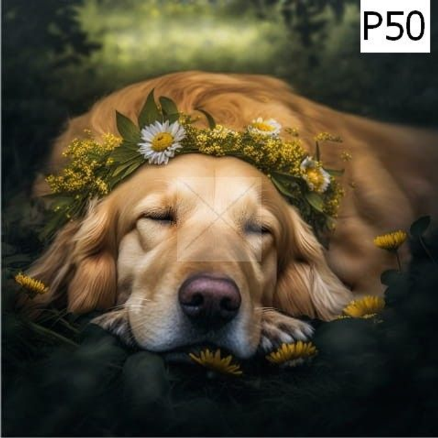 Panneau Labrador en polyester 40x50cm