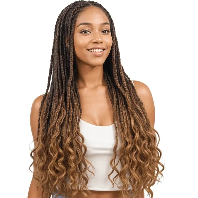 Cherish Bulk : 3X PS Spiral French Curl 22 (Col. BLKGLD)