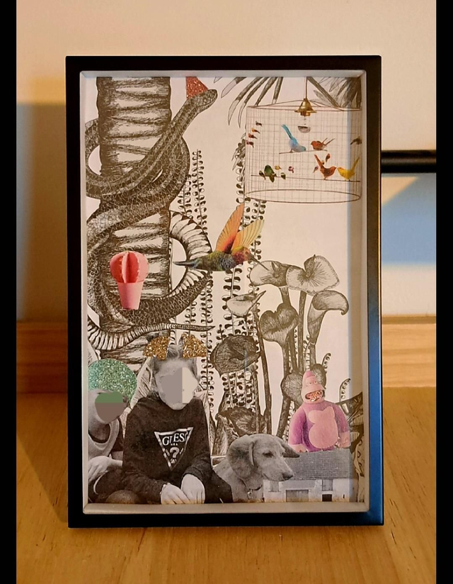 Collage personnalisé "Frère Et Soeur"