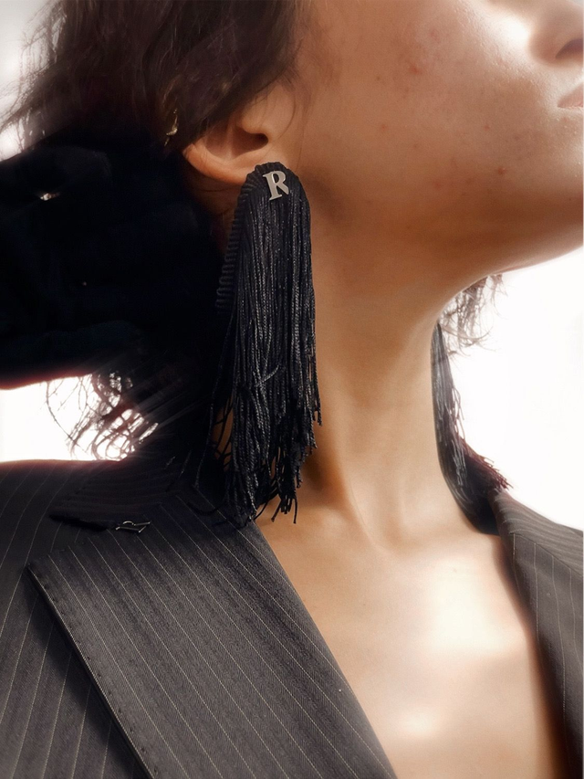 Boucles d’oreilles - Antoine(tte) - Noires