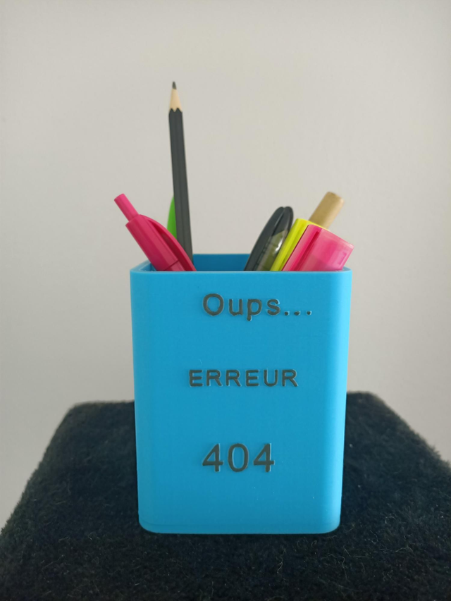 Pot à crayons 