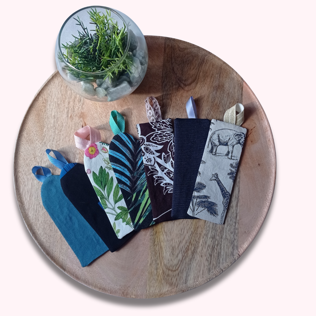 marque-page en tissu recyclé