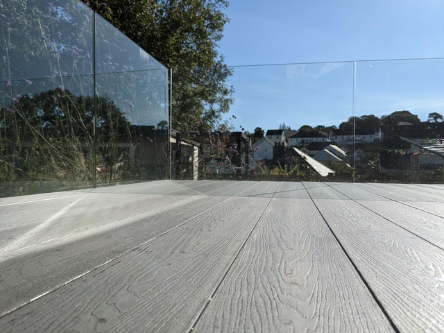 3.6m Grey Composite Decking 