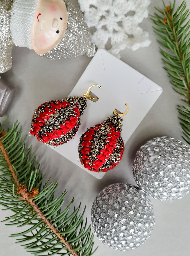 Uhani Božični okraski