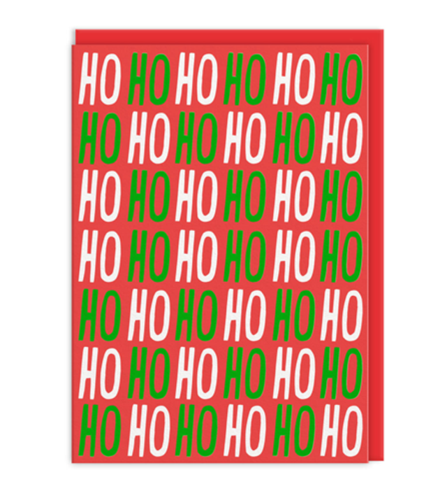 Ho Ho Ho Christmas Card