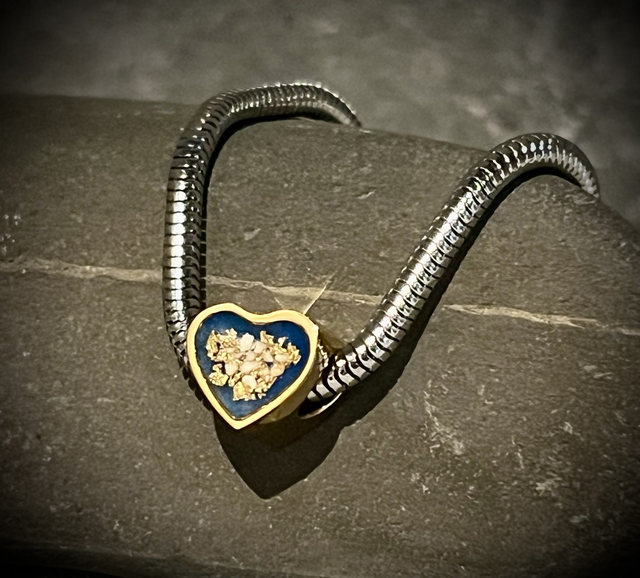 Custom Made Memorial Heart Charm