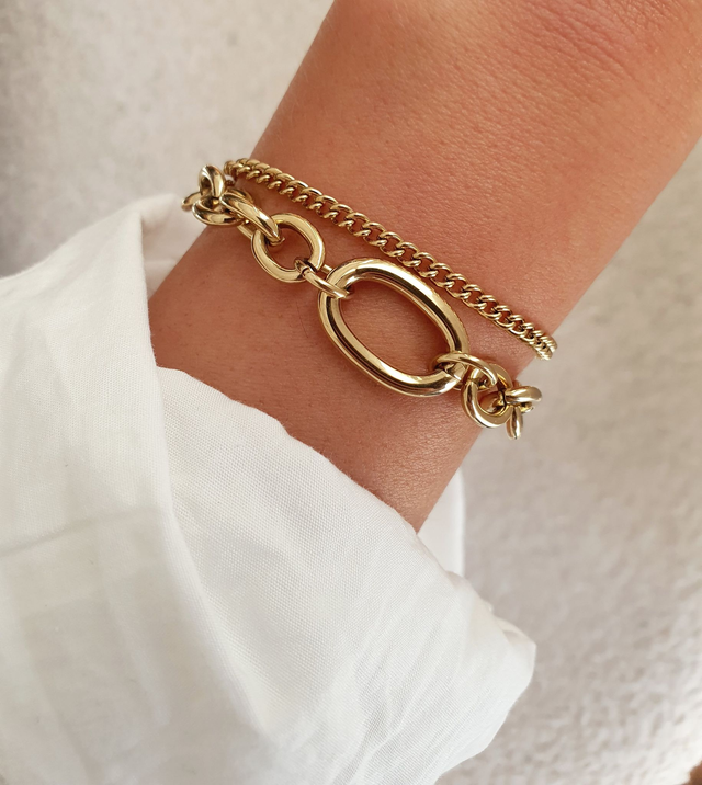 Bracelet Maille Léo