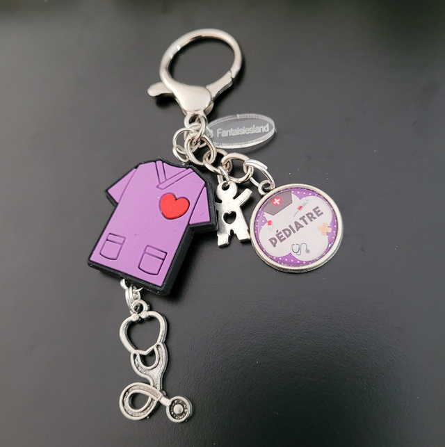 Bijou de sac ou de clés - Pédiatre