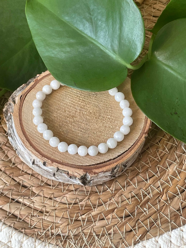 Bracelet Pierre de lune Blanche