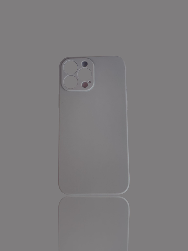 Coque Silicone + Protection (Gris)