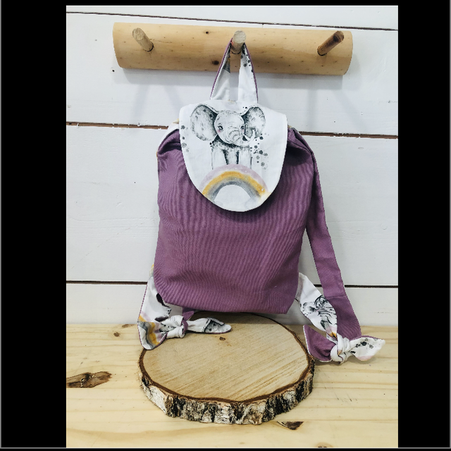 Sac à dos safari arc en ciel  