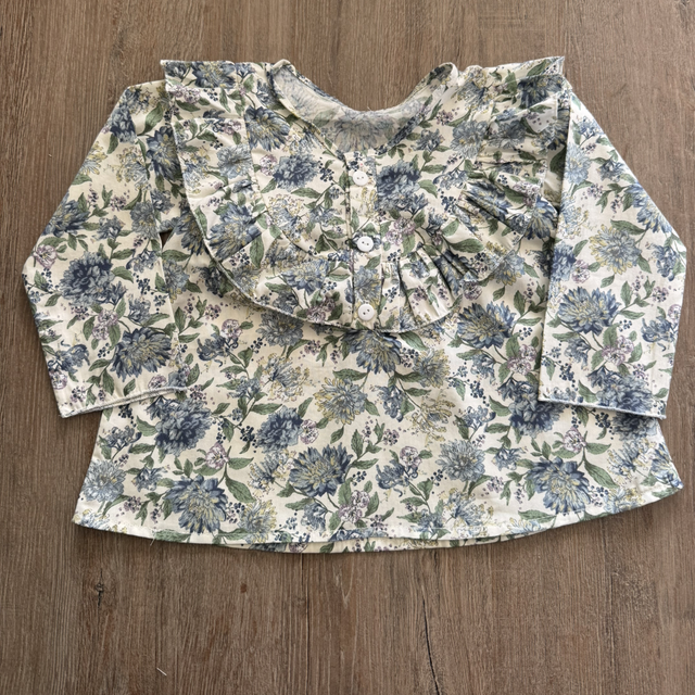 Blouse tournesol - manches longues
